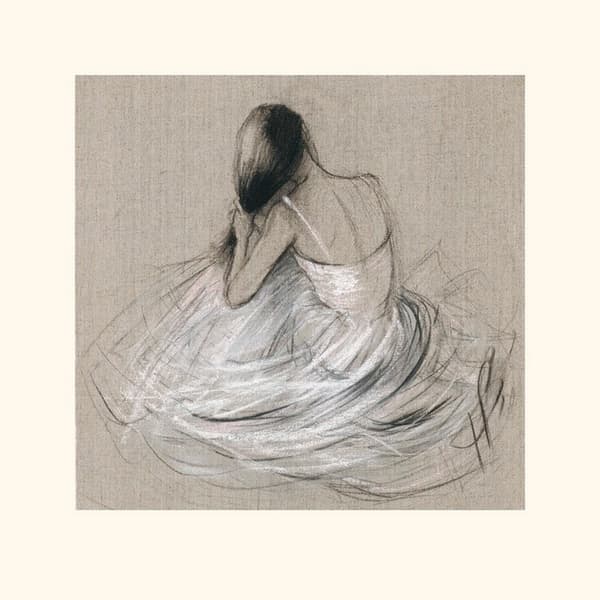 Hazel Bowman Matine Print Beige/Grey 40cm x 40cm