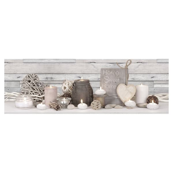 Art for the Home - Canvas LED - Sweet Cozy Home - 90x30cm