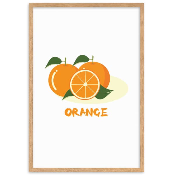 Apelsin Poster 30x40 cm