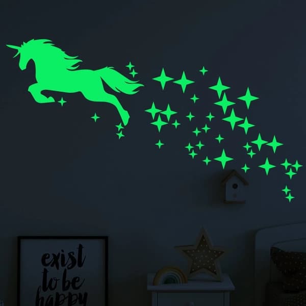 Wall Stickers - Unicorn / Glow in the Dark