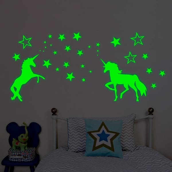 Wall Stickers - Unicorn / Glow in the Dark