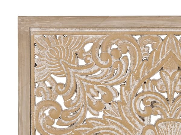 Veggdekorasjon Lyst tre 60 x 60 cm Firkantet Orientalsk