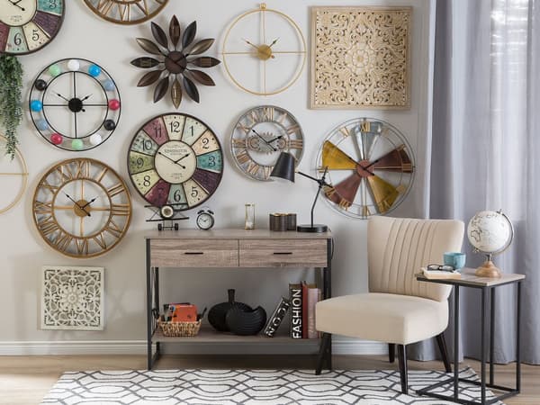 Veggdekorasjon Lyst tre 60 x 60 cm Firkantet Orientalsk