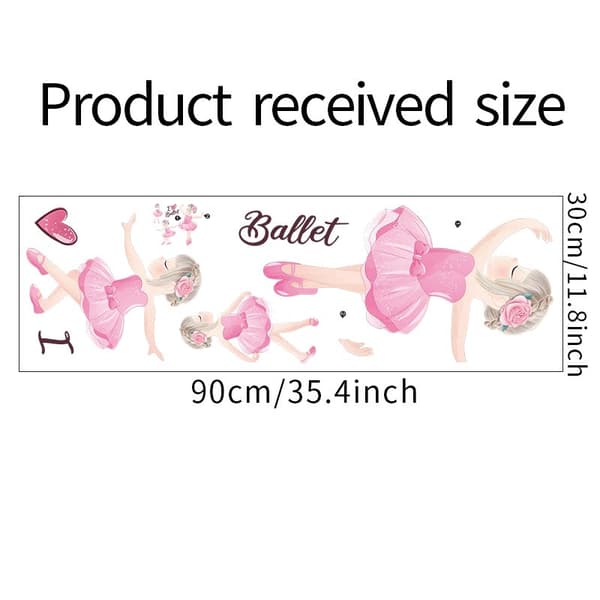 Wallsticker -  Jeg elsker Ballet