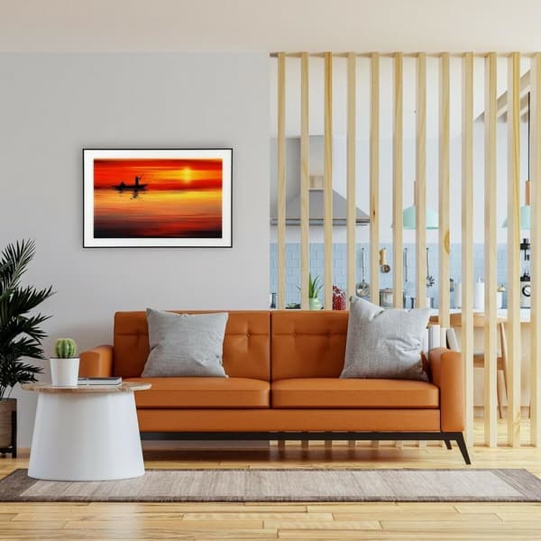 Tavla Versa Glas Trä MDF (2 x 60 x 40 cm)
