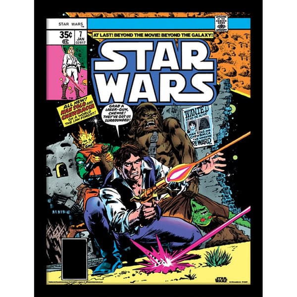 Star Wars They´ve Got Us Surrounded Comic Print Multicoloured 40cm x 30cm