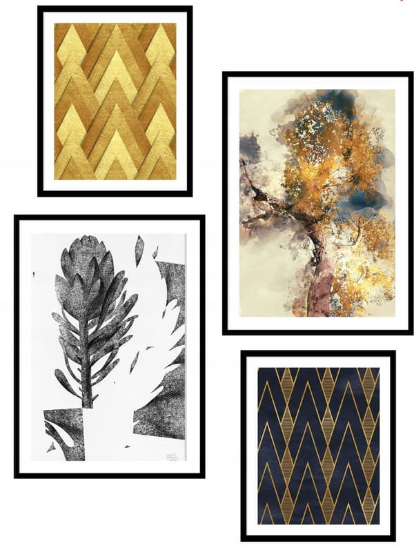 Plakater - Moderne kunst / sett med 4