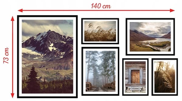Plakater - Natur / 03 / sett med 6