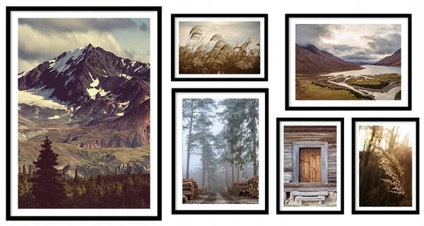 Plakater - Natur / 03 / sett med 6