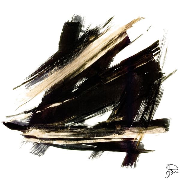 Joanna Srokol Miss Dinamo Print Black/Cream 40cm x 40cm