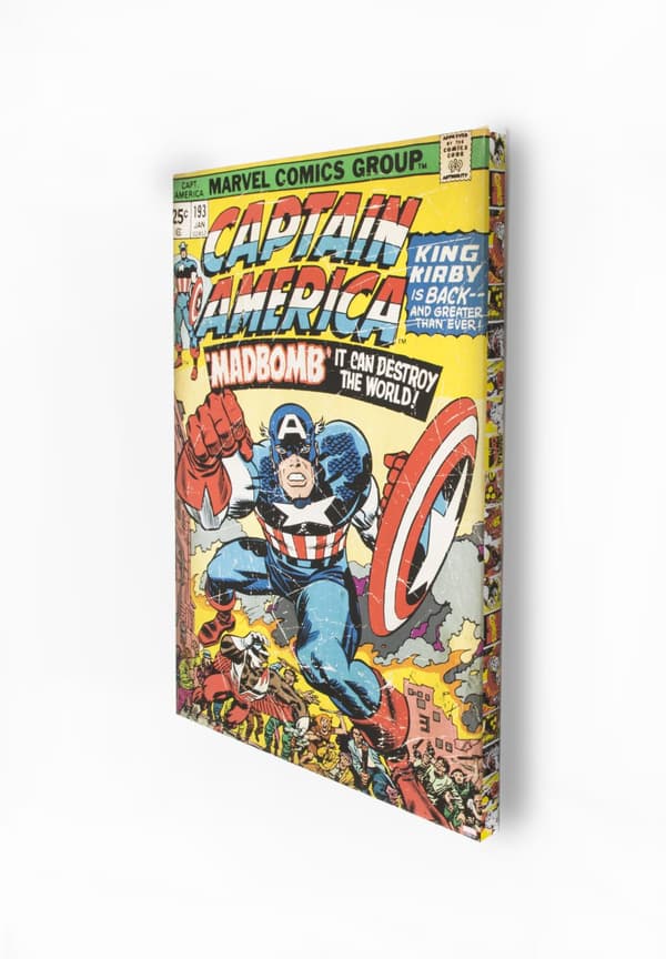 Disney - Marvel Comics - Lærred - Captain America - 70x50cm