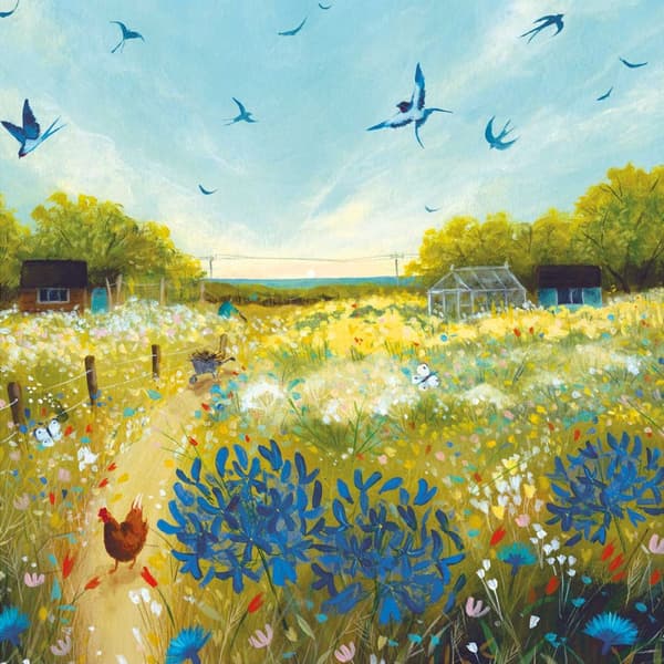 Julia Crossland Summer Meadow Poster