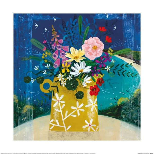 Julia Crossland Sommer Posy plakat
