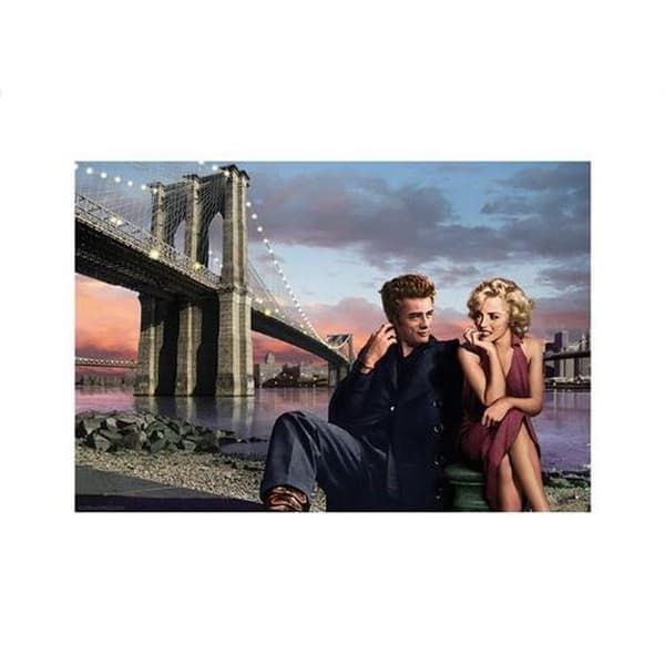 Pyramid International Brooklyn Nights Poster Multicoloured 60cm x 80cm