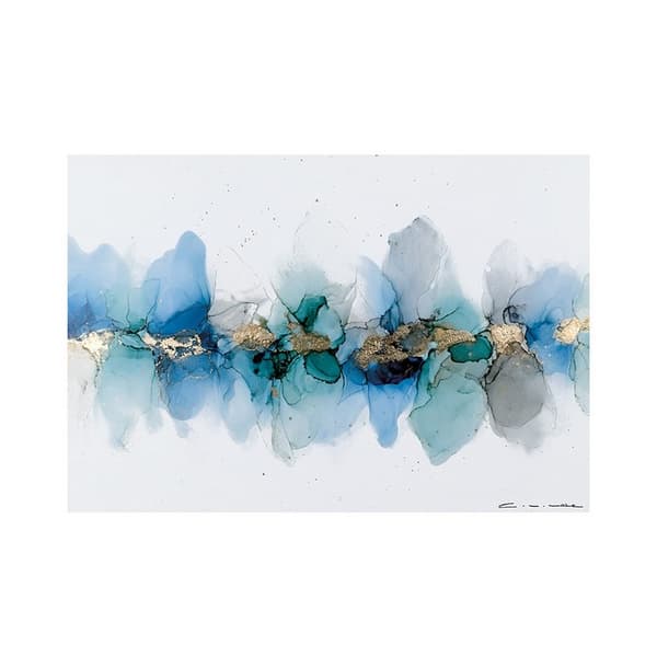 Charlotte Vale Enduring Love Print Blue/Black 30cm x 40cm