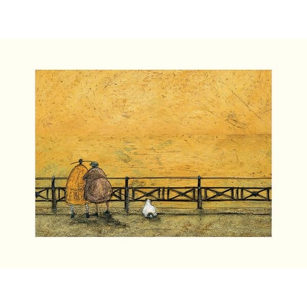 Sam Toft Et romantisk intermezzo Print Yellow/Brown 40cm x 30cm