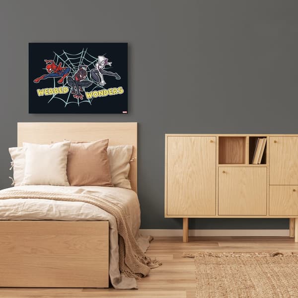 Marvel Comics - Lærred - Marvel Webbed Wonders - 50x70cm