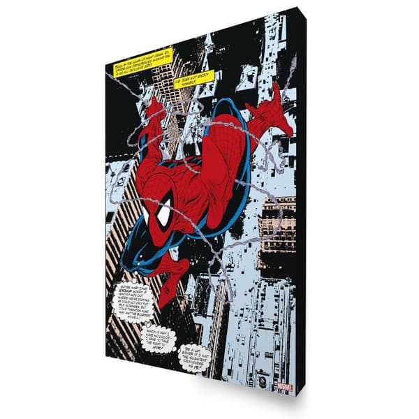 Marvel Comics - Lærred - Spiderman Comic - 70x50cm