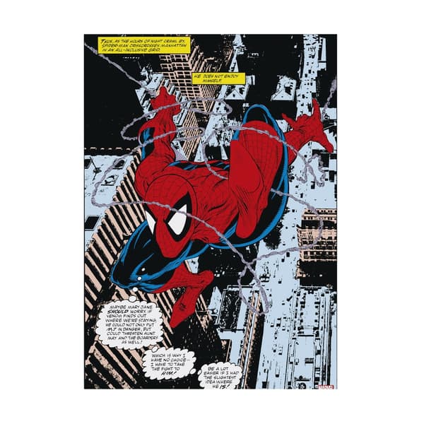 Marvel Comics - Lærred - Spiderman Comic - 70x50cm