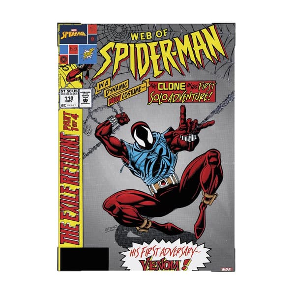 Canvas - Marvel Comics Web of Spiderman - 70x50cm