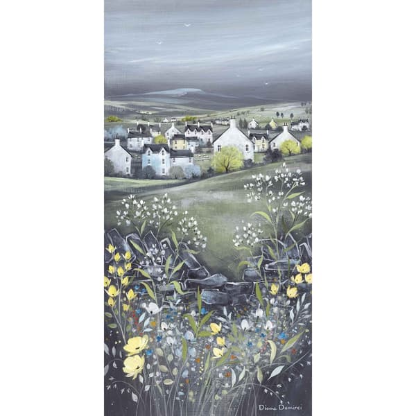Diane Demirci Chalkboard Hills II Print