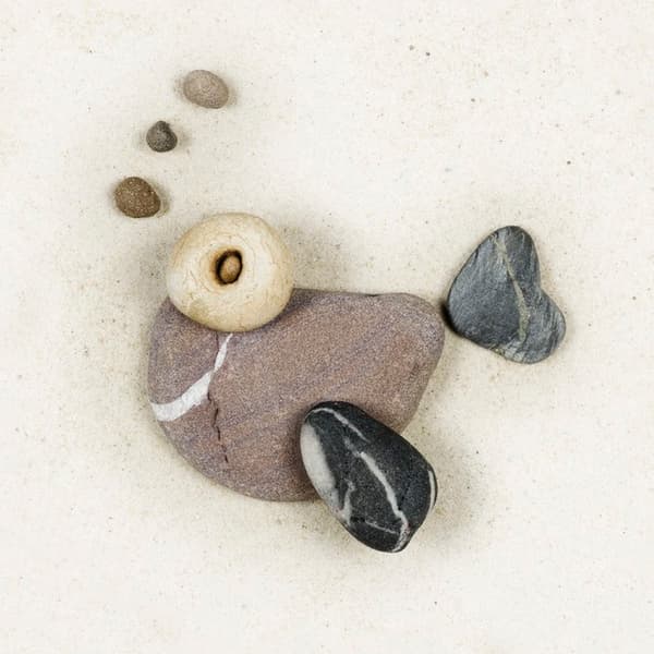 Ian Winstanley Stonefish I Paper Print Beige/Brown/Black 30cm x 30cm