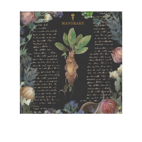 Harry Potter Yume Fantasy Print Black 40cm x 40cm