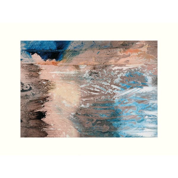 Luanna Flammia Ocean Wishes Print Brown/Blue/Cream 50cm x 40cm