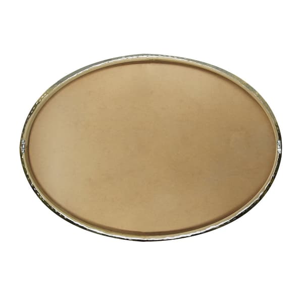 Art for the Home - Lærred Oval - Køer ved en vandpyt - 50x70cm