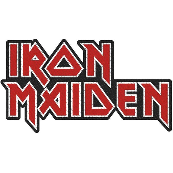 Iron Maiden Standard Patch: Logo Cut Out (Retail Pack)