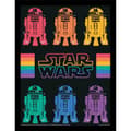 Miniatyrbilde 1 av 2: Star Wars Pride Rainbow R2-D2 Poster