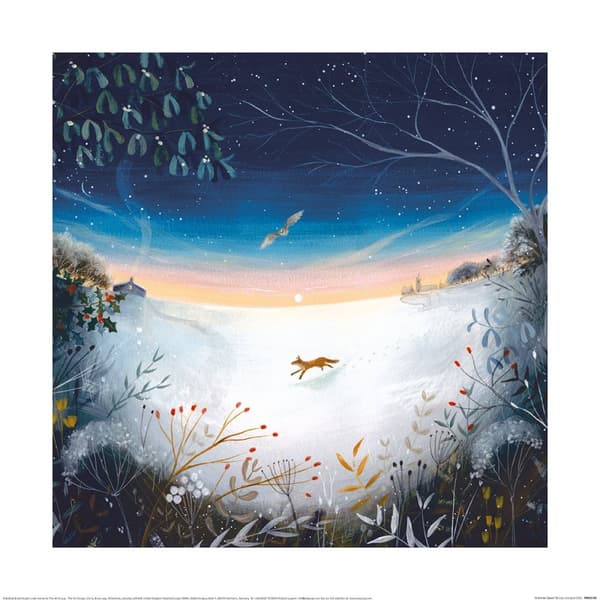 Julia Crossland Et print af en vintergry