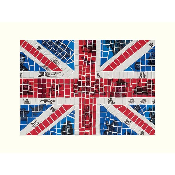 Philip Sheffield Historien er ved at blive skrevet Red/White/Blue 30cm x 40cm
