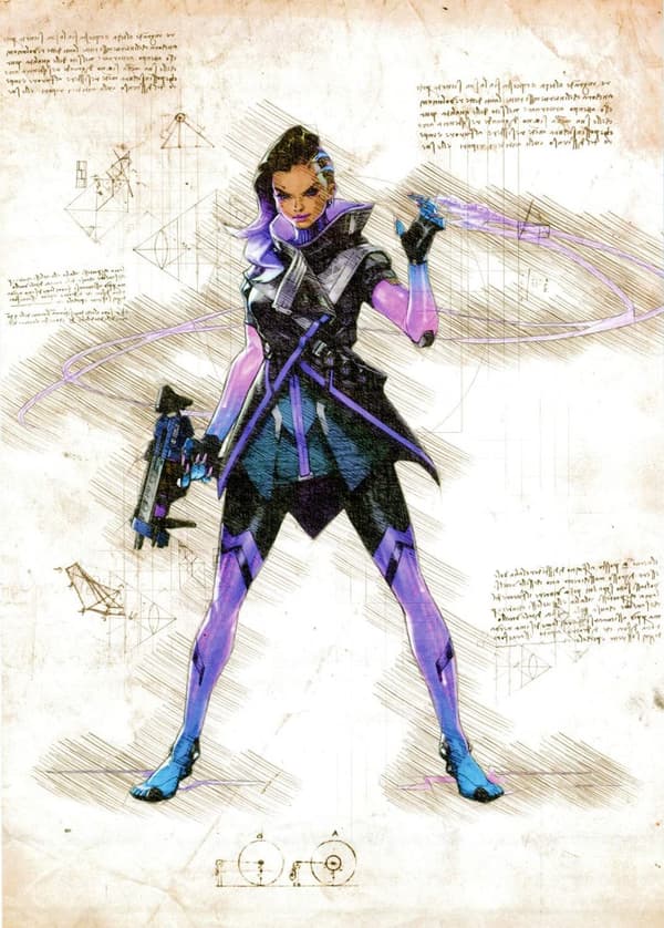 A3 Print - Overwatch artwork - Sombra