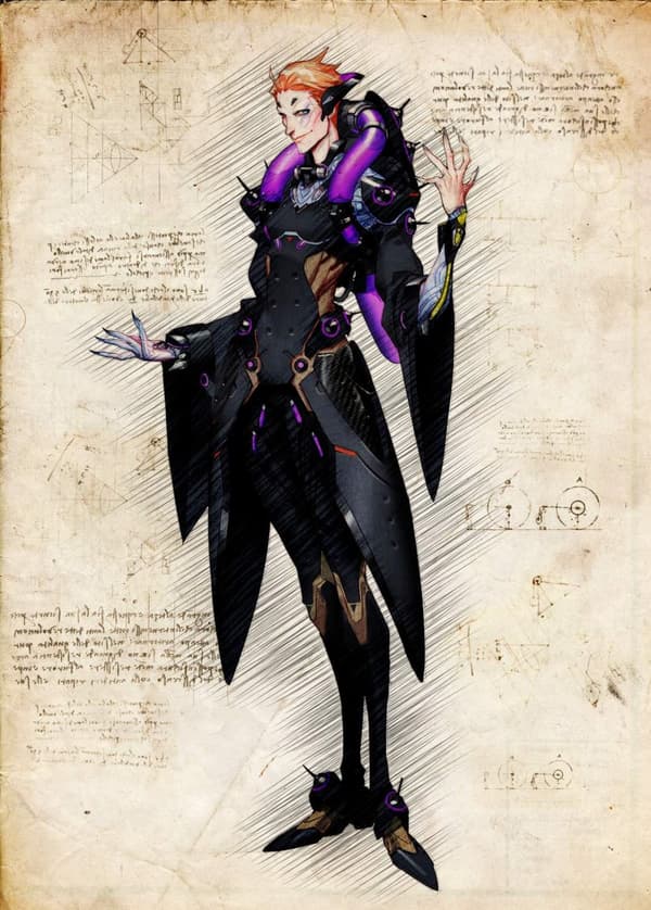 A3 Print - Overwatch artwork - Moira