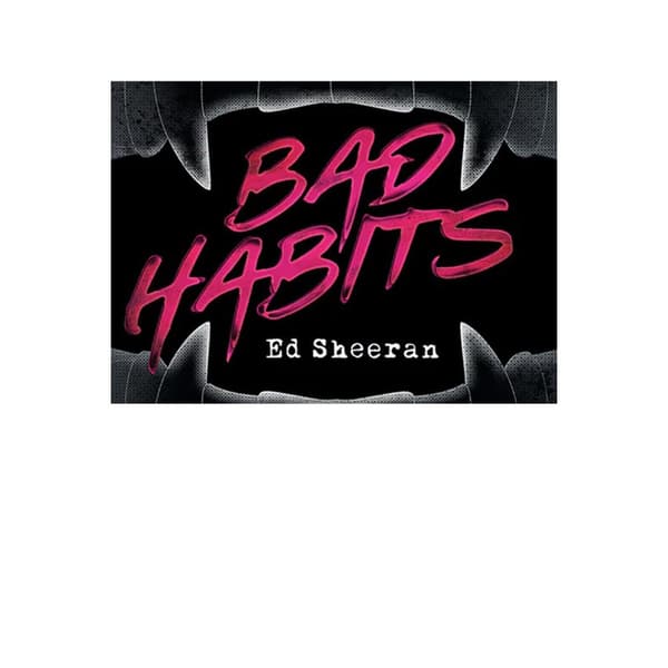 Ed Sheeran Bad Habits Vampire Poster