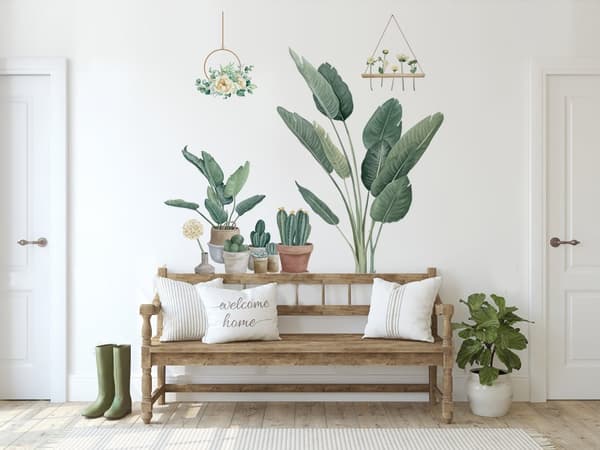 Veggklistremerke - Fresh and Green Plants