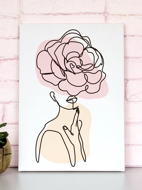 Plakat -  Abstrakt figur