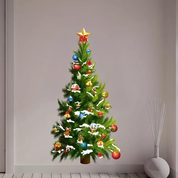 Veggklistremerke - Juletre