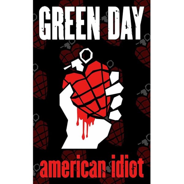 Posterflagga - Green Day - American Idiot
