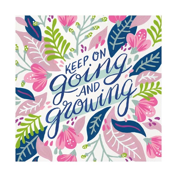 Cat Coquillette Keep On Going And Growing Print Multicoloured 40cm x 40cm