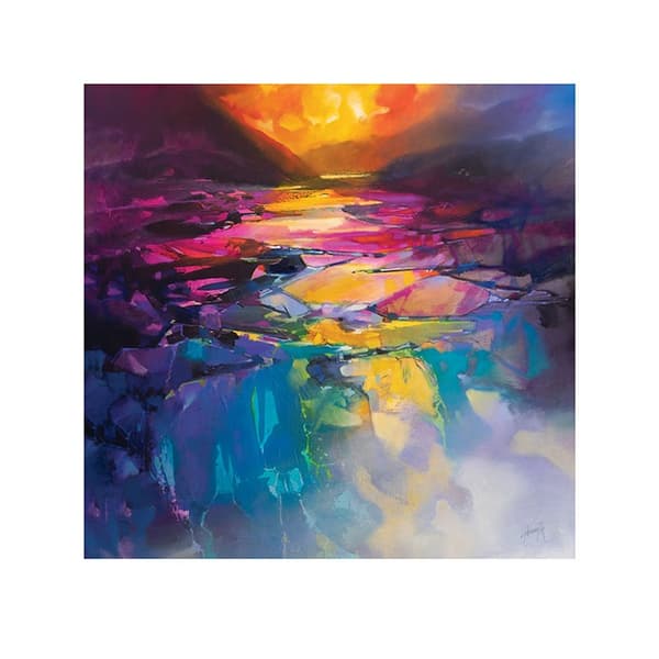 Scott Naismith Spectrum Valley Print Multicoloured 40cm x 40cm