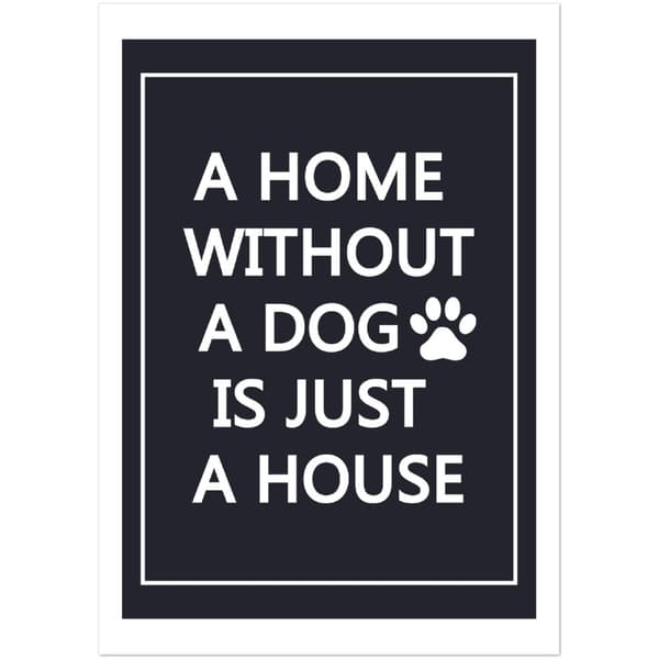 Dog love Poster - A3 (29.7 x 42 cm)