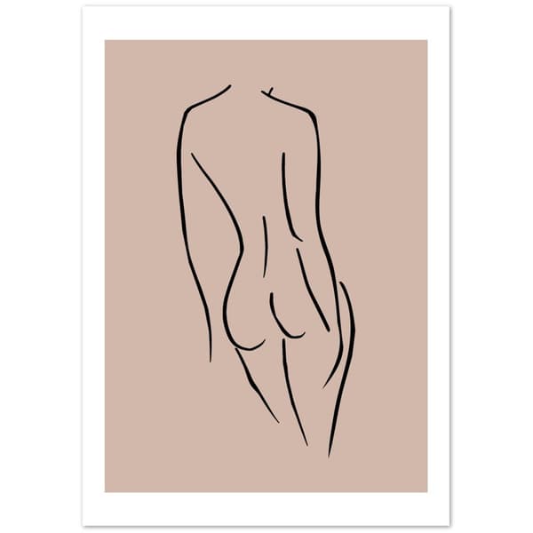 Nude Women Art Poster - A0 (84.1 x 118.9 cm)