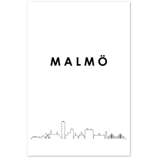 Malm� Poster - 60x90 cm / 24x36?