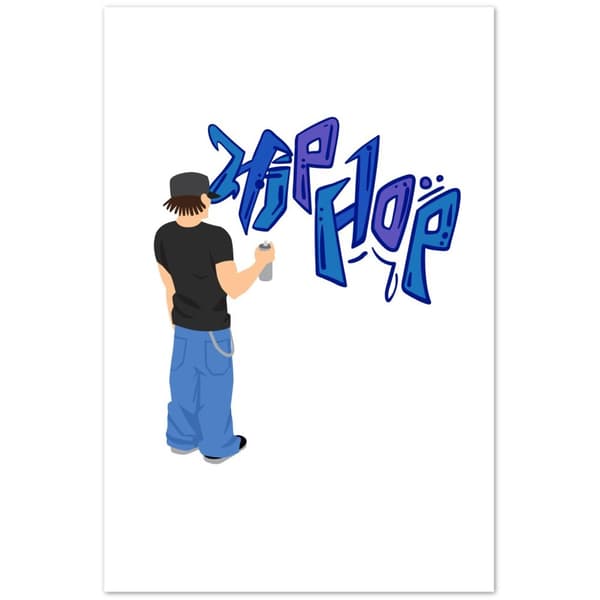 Hip Hop Poster - 60x90 cm / 24x36?