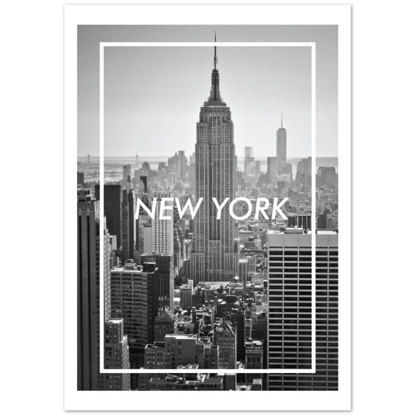 New York Poster - A4 21x29.7 cm / 8x12?