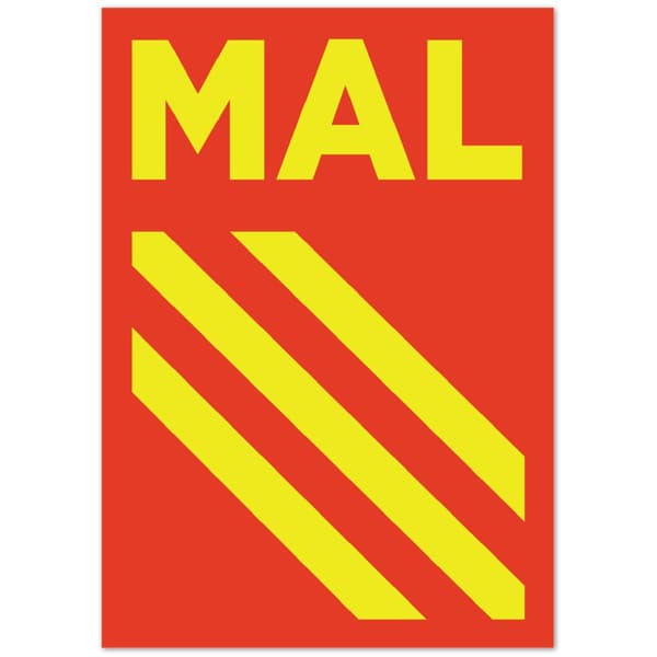Malm� Sk�ne Poster - A3 (29.7 x 42 cm)