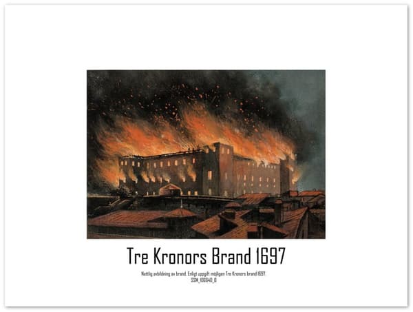 Tre Kronor Brand 1697 Poster - 30x40 cm / 12x16?
