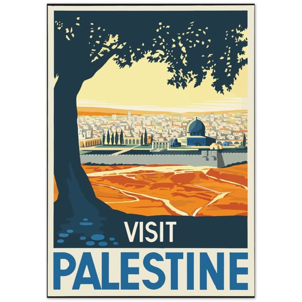 Vintage Travel Poster Visit Palestine - 21x29.7 cm / 8x12?